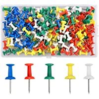 Dokpav 180PCS 5 Colores Chinchetas- Chinchetas para Mapas- Pines de Empuje- Chinchetas Corcho- Chinchetas Aguja para el…